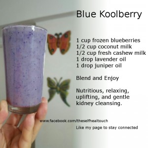 Blue Koolberry smoothie